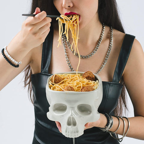 Fecheche calavera apta para microondas y lavavajillas.