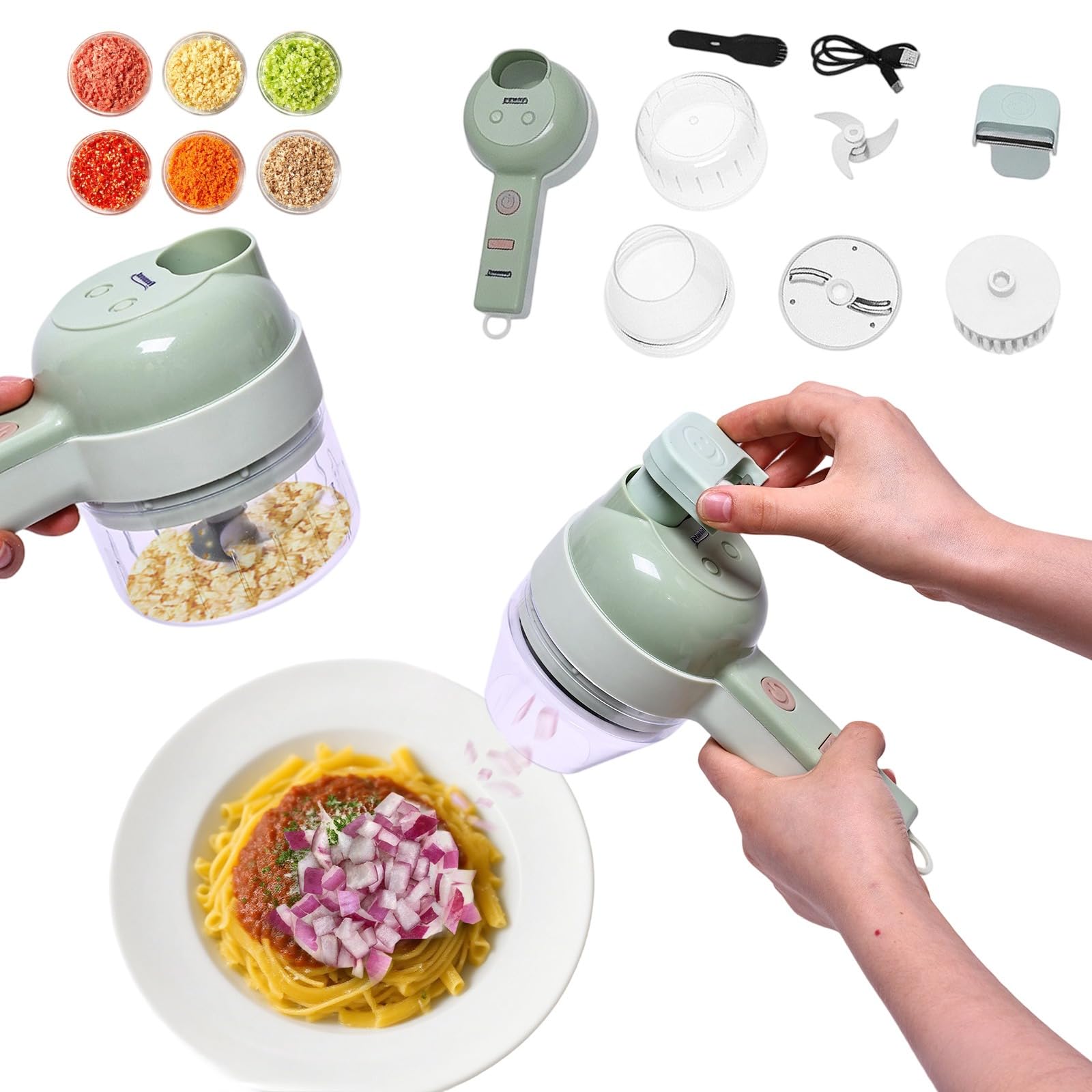 FEEMONT tecnología ninja de corte para resultados uniformes en salsas y ensaladas.