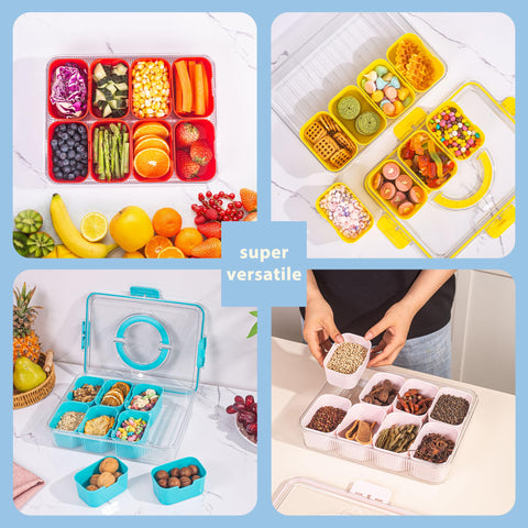 FEIOOD caja snackle lago azul apta para refrigerador