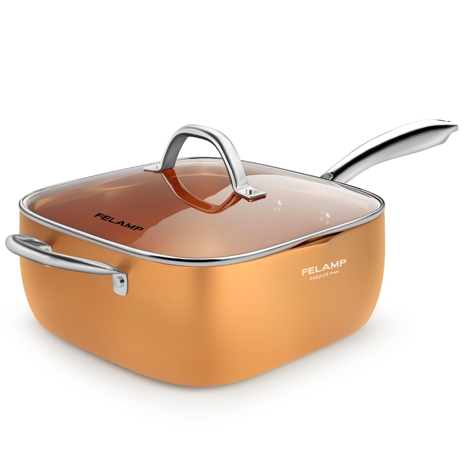 FeLamp cesta fritura de acero inoxidable para cocción uniforme.
