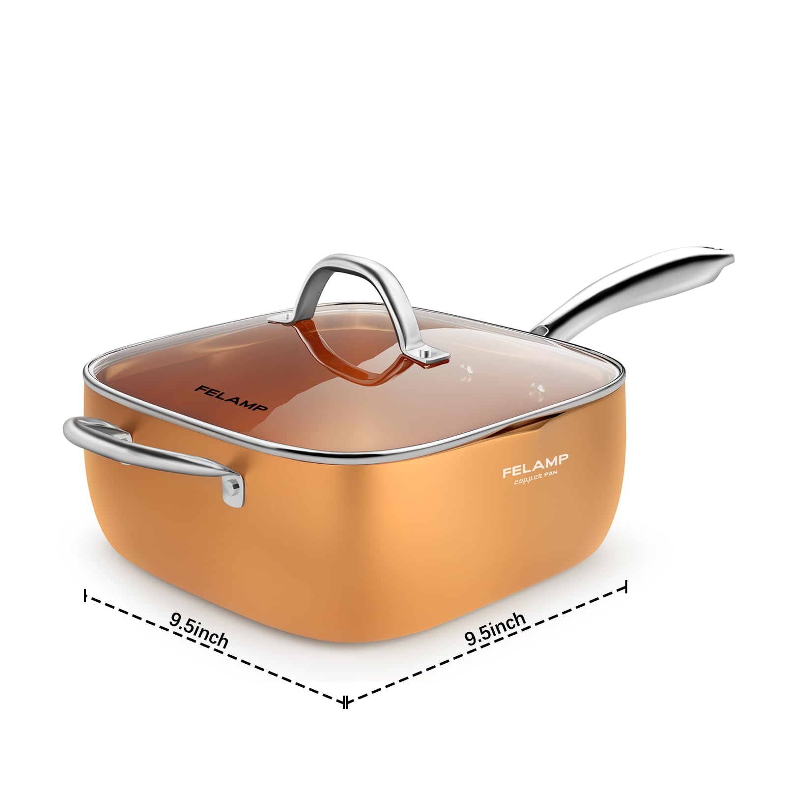 FeLamp juego de 4 piezas para distintas técnicas culinarias.