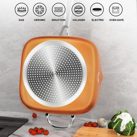 FeLamp rejilla para vapor, cocina al vapor de forma eficiente.