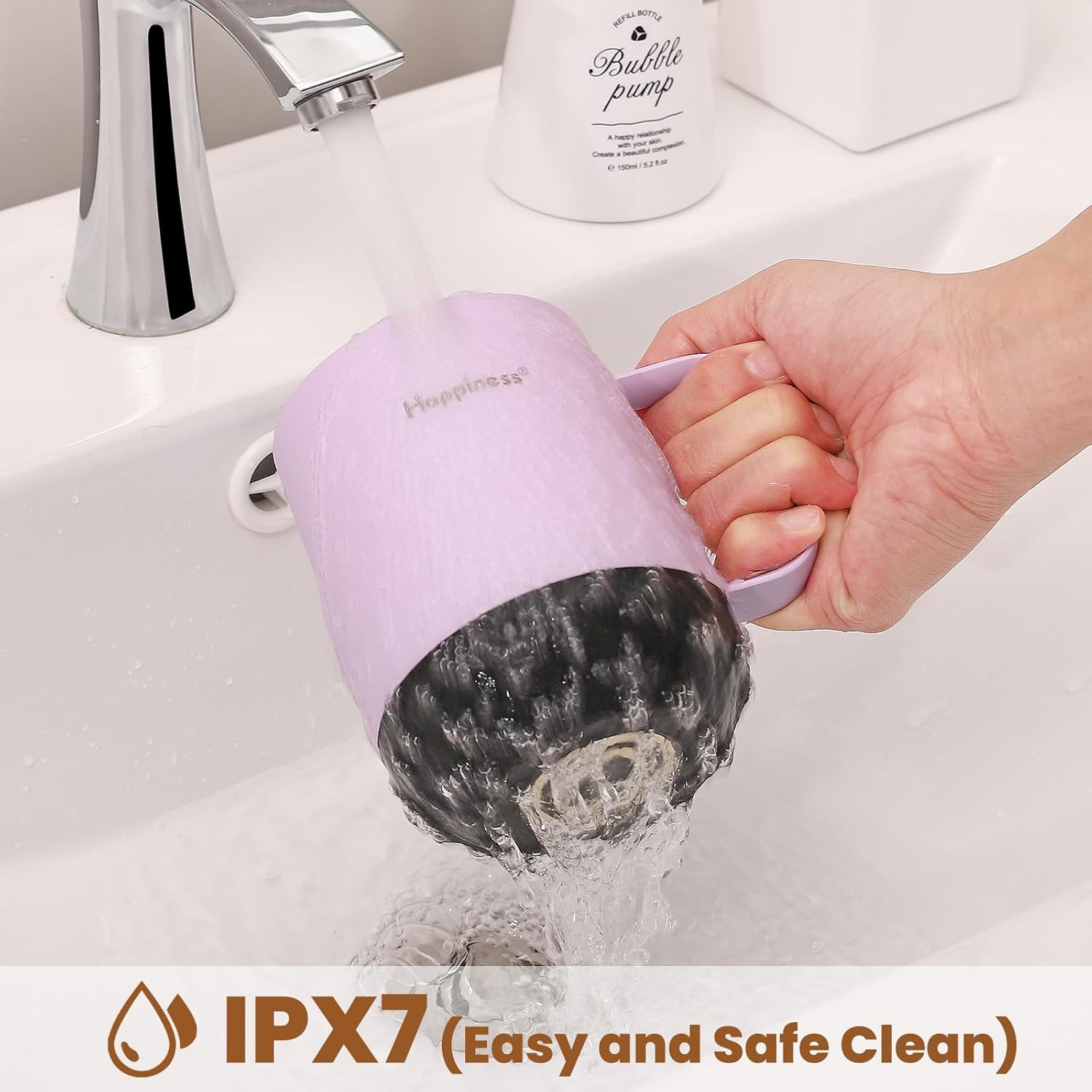 Resistencia IPX7 y seguridad al lavado