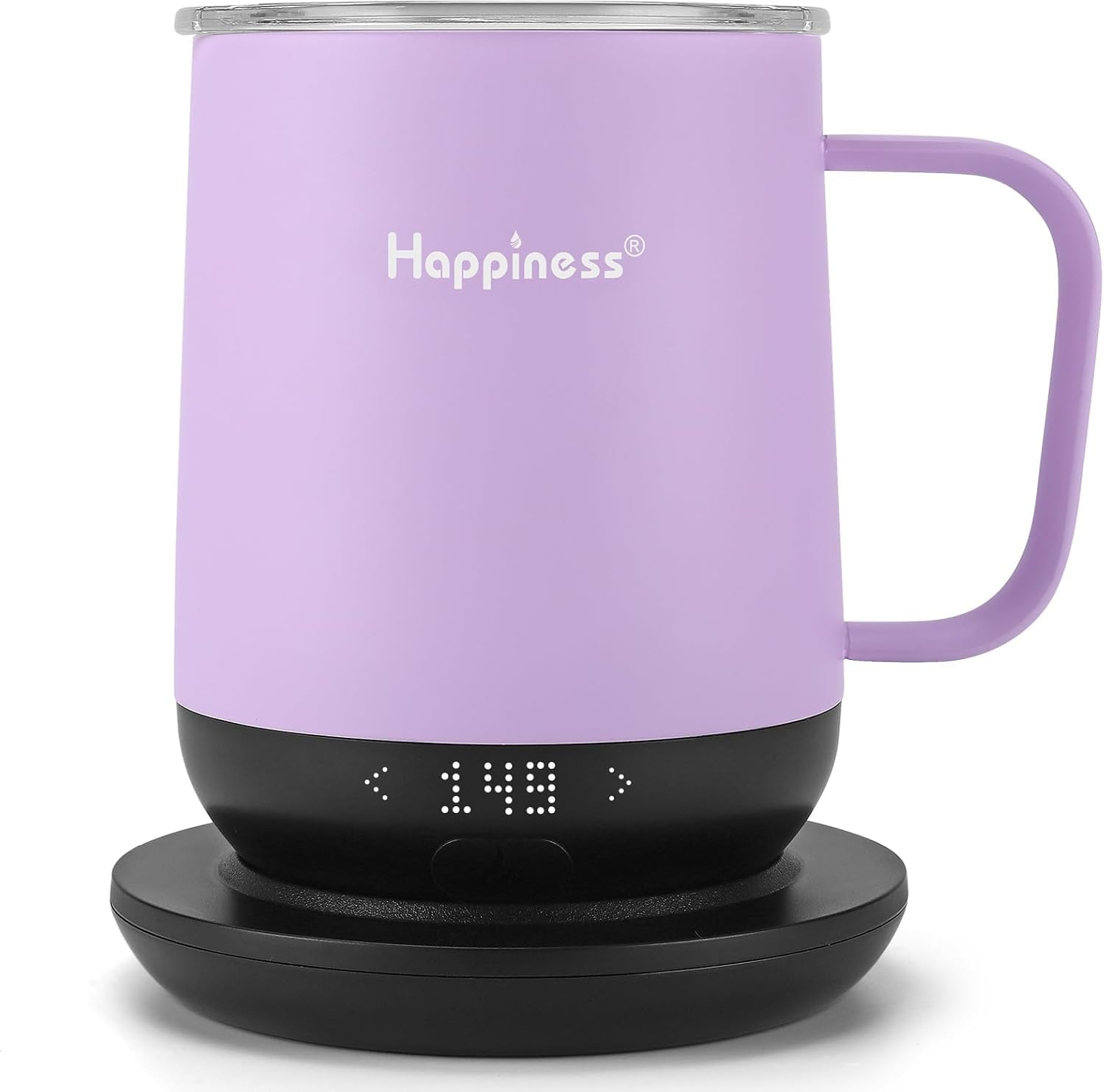 Taza Happiness con calentador eléctrico 12oz mantiene el café caliente