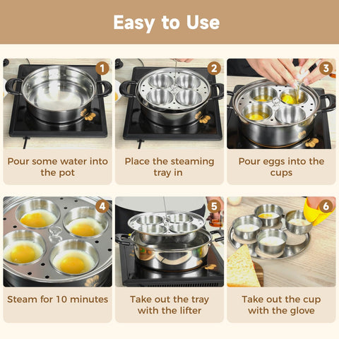 FELISTORY espátula de silicona con mango para despegar huevos