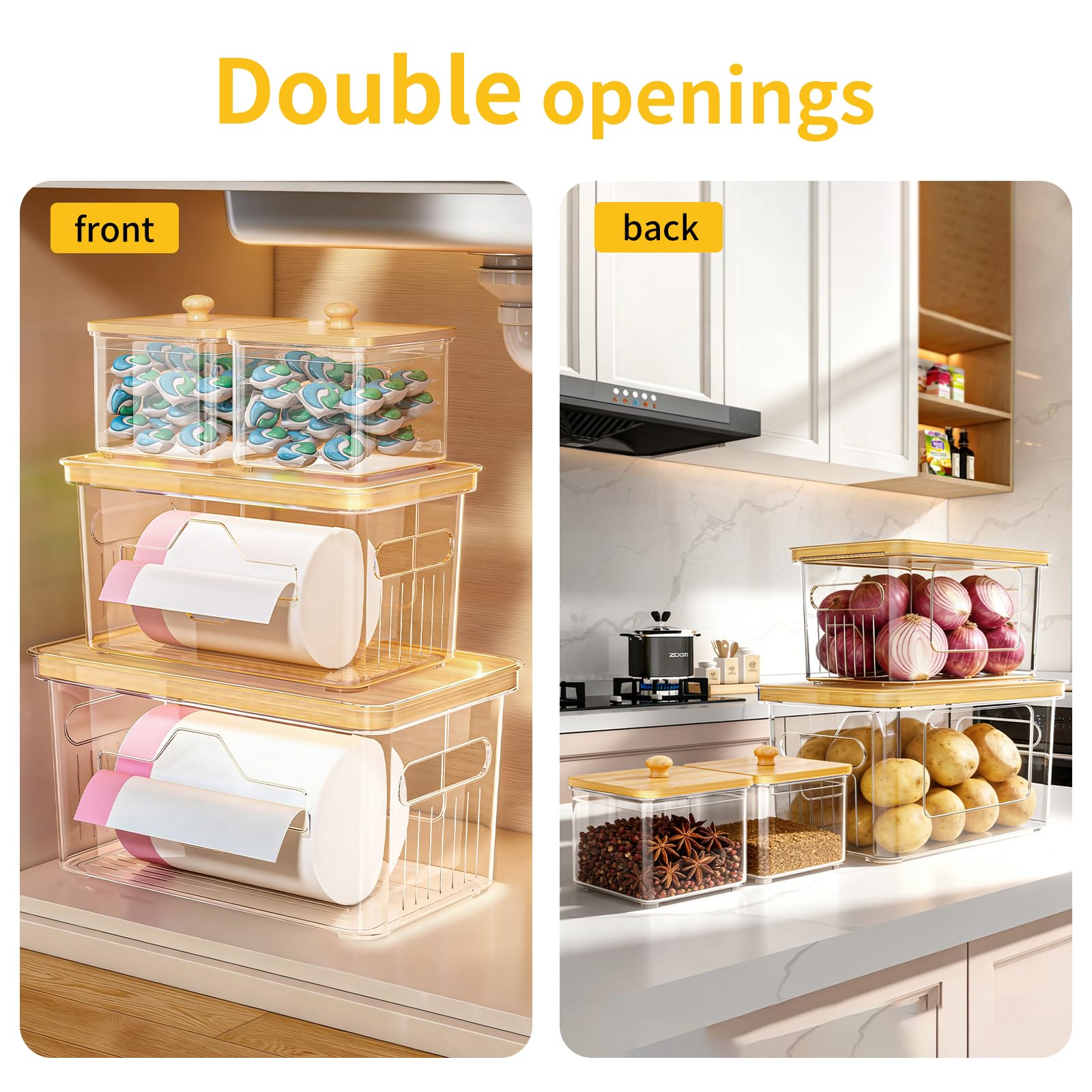 FELIZHOUSE Base antideslizante transparente mantiene estable el dispensador en encimeras.