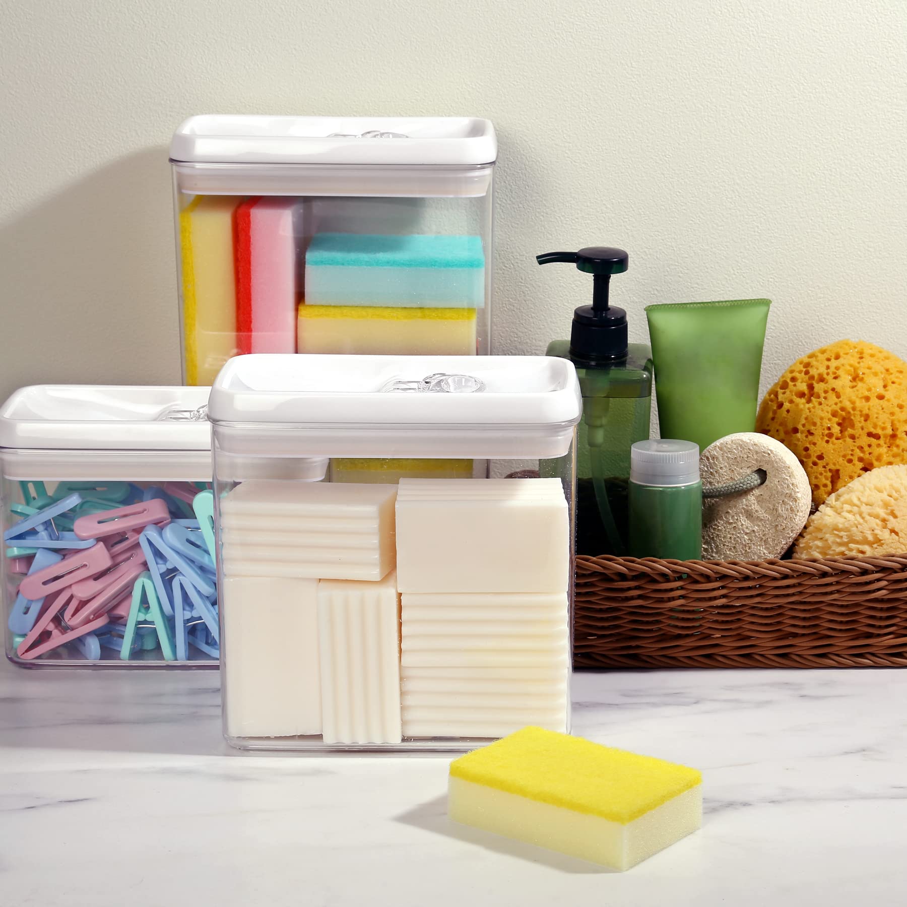 Felli Flip-Tite apto para frigorífico y lavavajillas, limpieza fácil.