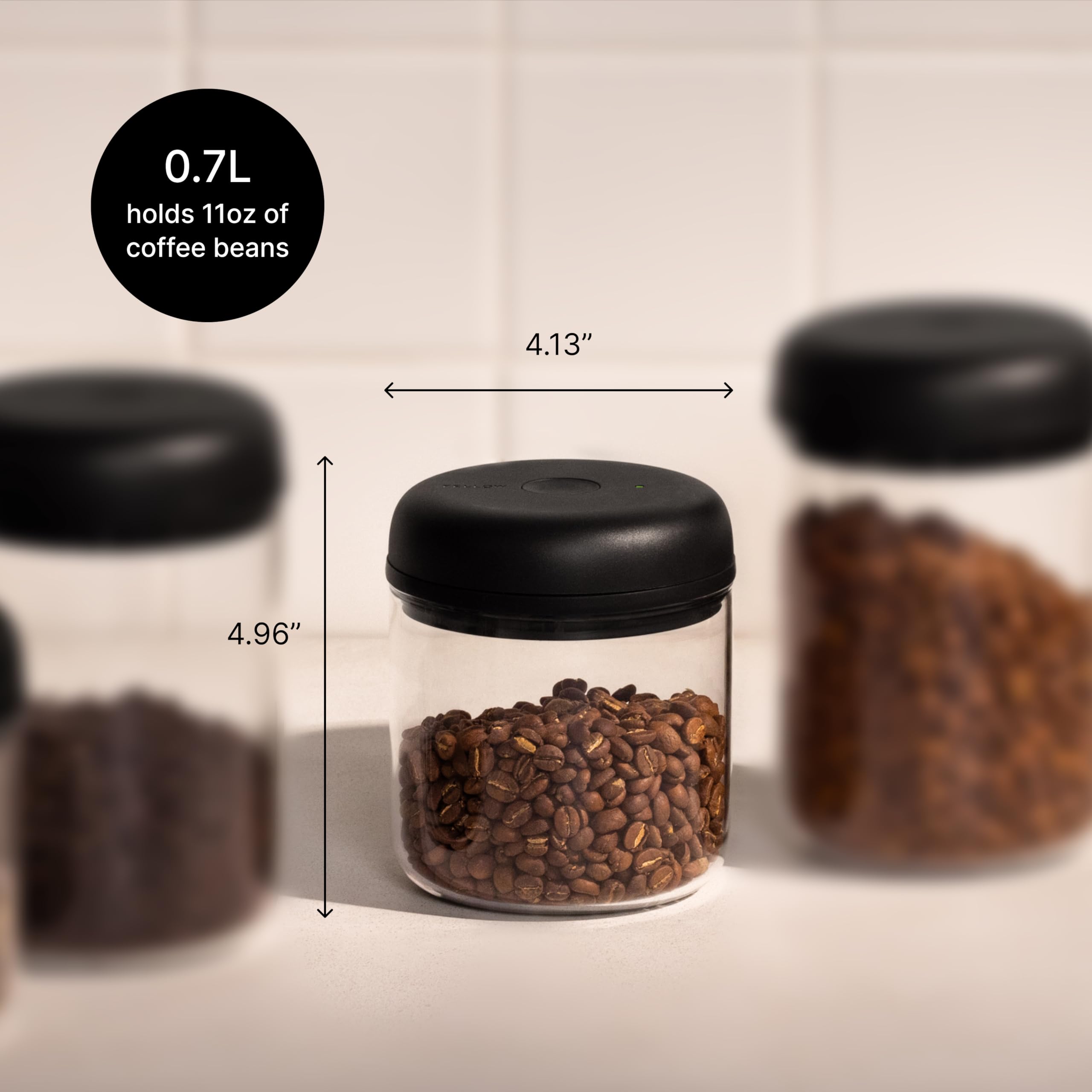 Fellow Atmos: lata para frutos secos, ideal para snacks crujientes y frescos.