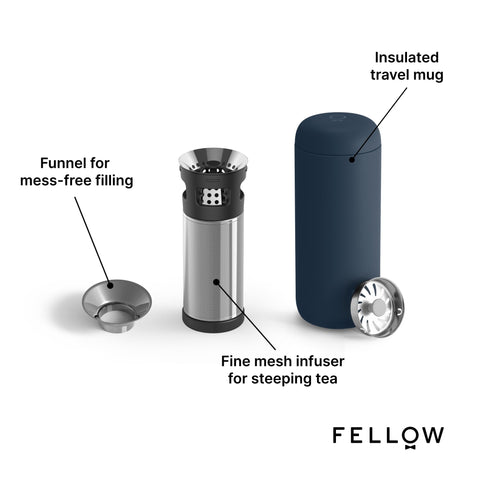 Infusor Fellow Carter para té, infusión limpia sin sedimentos