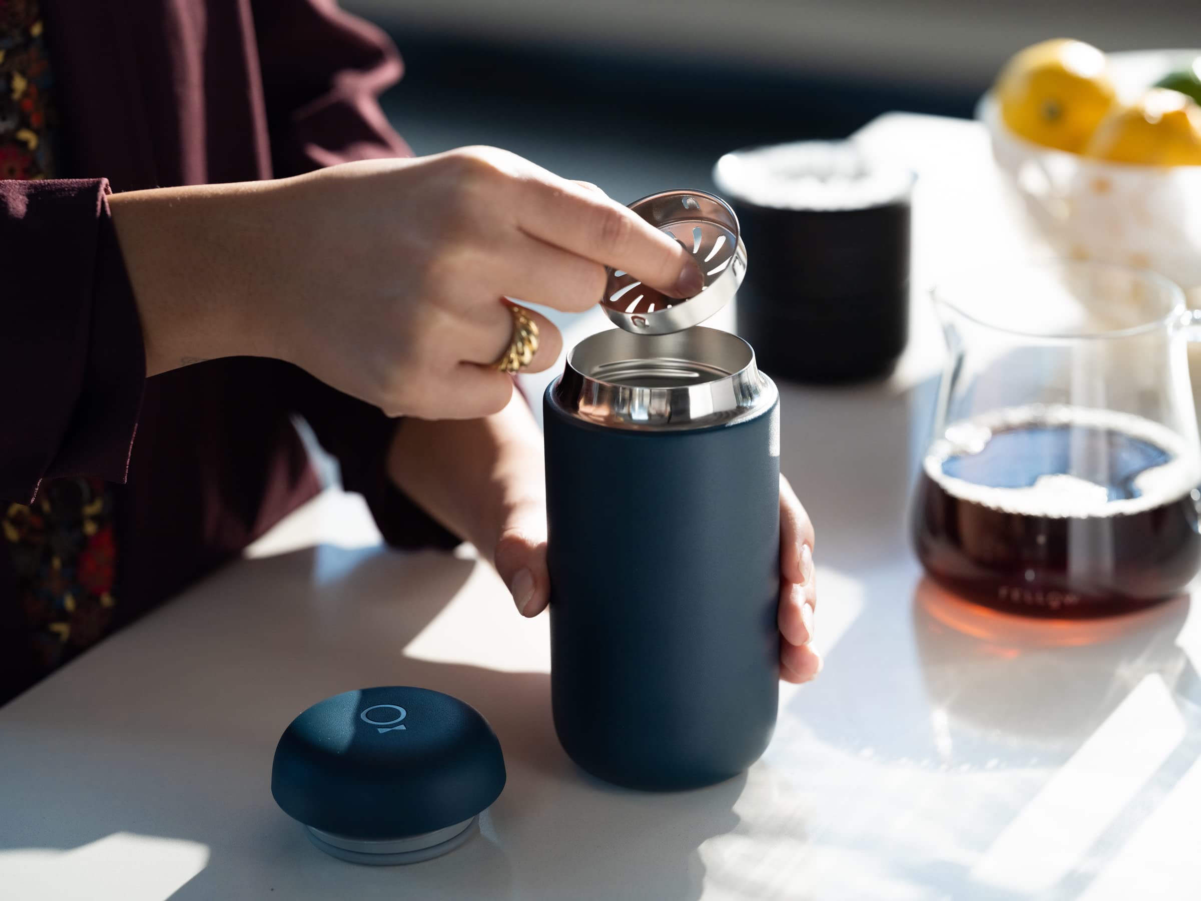 Vaso Fellow Carter Move, ideal para viajar en coche o bici.