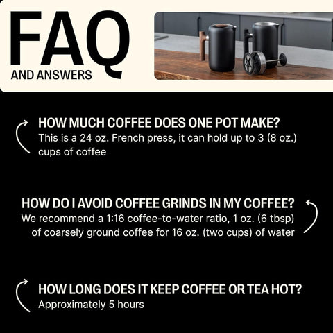 Fellow Clara: líneas de medición para verter con precisión de café y agua.