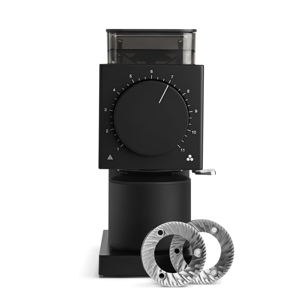 Fellow Ode Gen 2 con diseño compacto en negro mate para cocinas pequeñas
