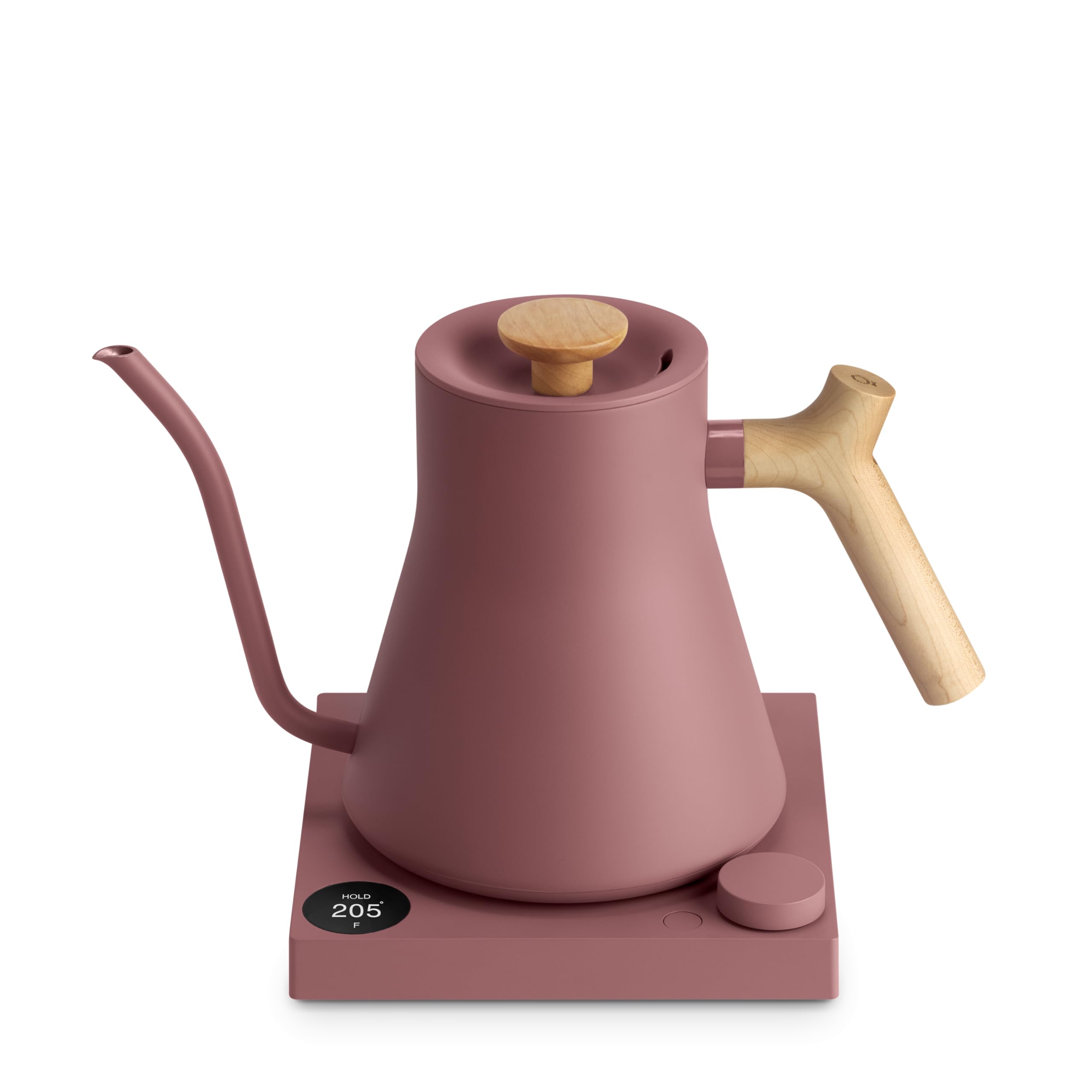 Tetera Fellow Stagg EKG Pro con cuello de ganso para vertido suave y controlado en café.