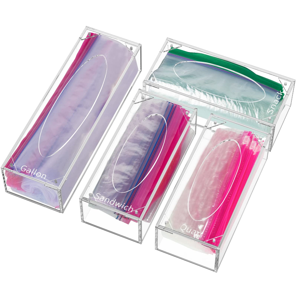 FEMELI organiza bolsas de cocina con este organizador de 4 piezas para mayor orden.
