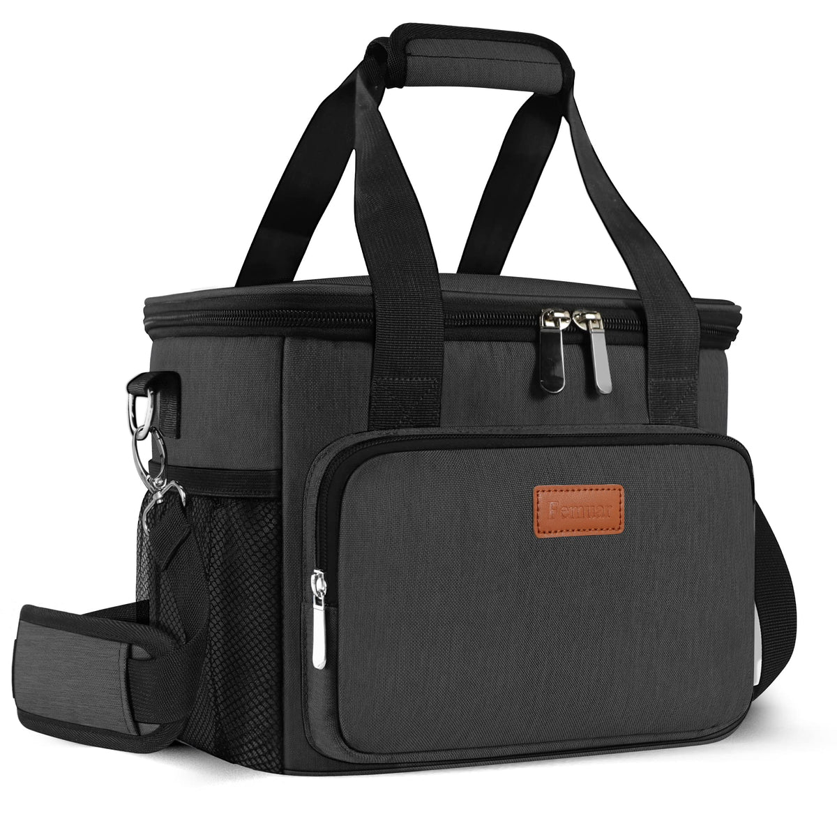 Femuar bolsa de almuerzo aislada e impermeable para conservar la comida.