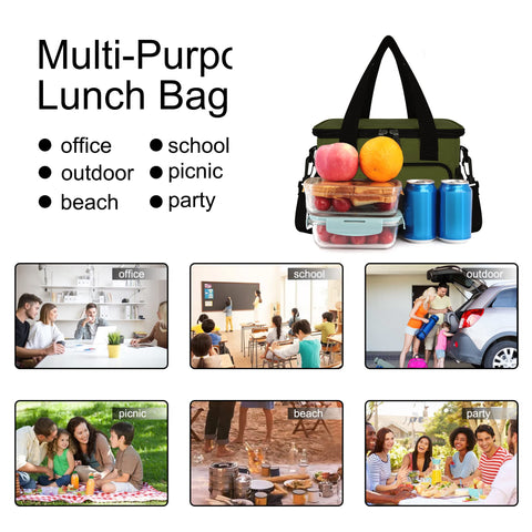 Femuar bolsa para actividades al aire libre con interior aislante.