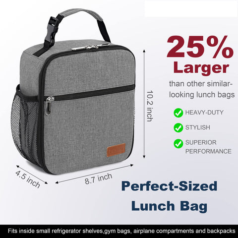Femuar bolsa de almuerzo interior con aluminio para conservar temperatura