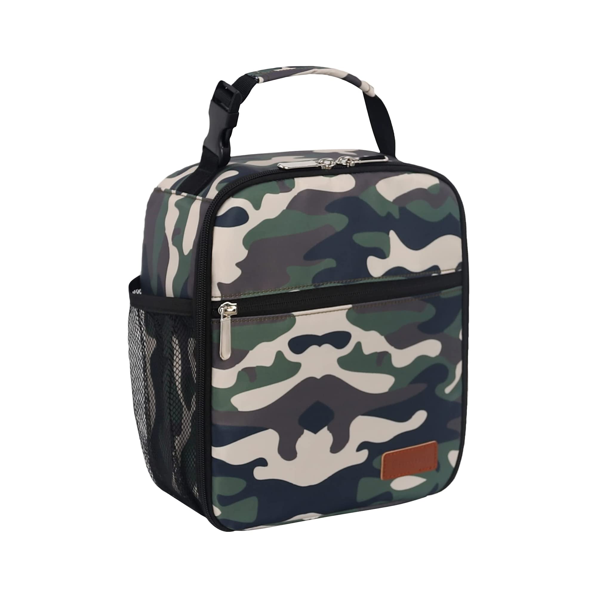 Femuar lonchera camuflada frente: ideal para almuerzo diario en la oficina