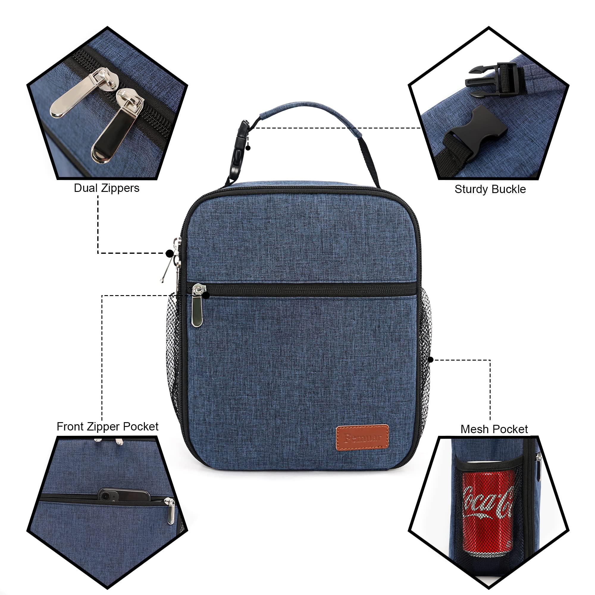 Femuar Lunch Box compacto para una comida individual.