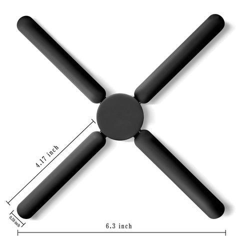 FENGCHEN soporte para ollas, silicona plegable en formato compacto para cajones