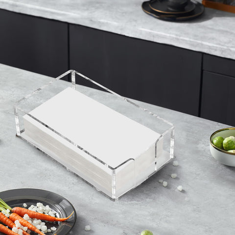 Fengzhe porta-servilletas acrílico, diseño elegante para restaurantes y hoteles.