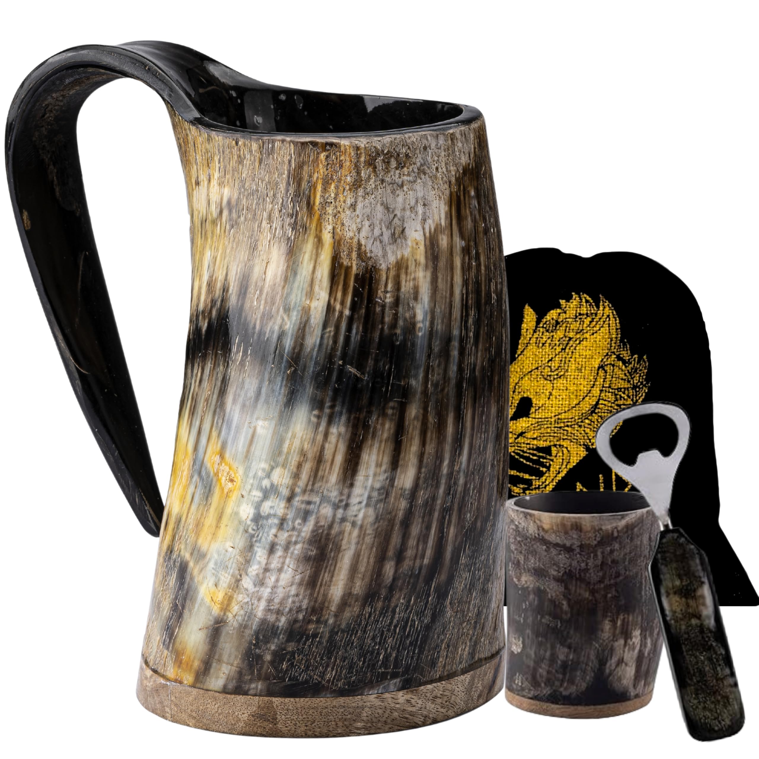 Fenrir conjunto regalo vikingo completo, regalo original para amantes de lo nórdico.