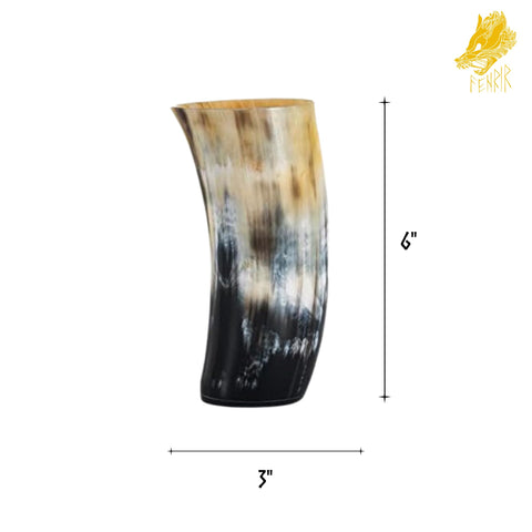 Copa cuerno viking FENRIR para cerveza y hidromiel, uso diario recomendado