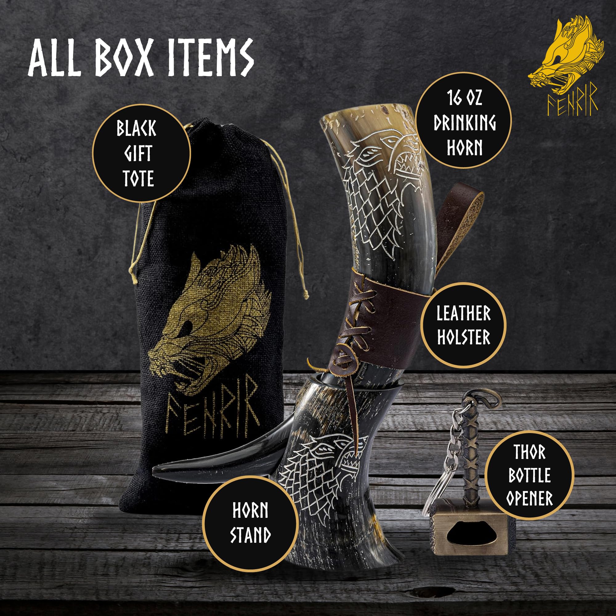 Destapador martillo Thor Fenrir para abrir bebidas con estilo