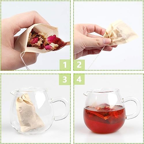 Paquete de 300 bolsas Fenshine, solución conveniente para varias tazas.