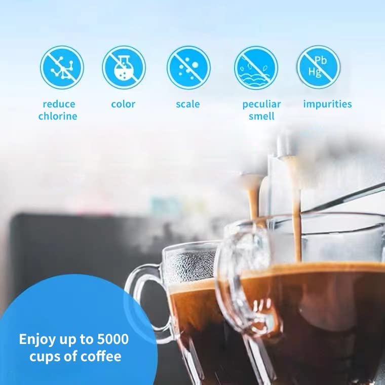 Fenxixdy agua pura para café, facilita un espresso más limpio y equilibrado