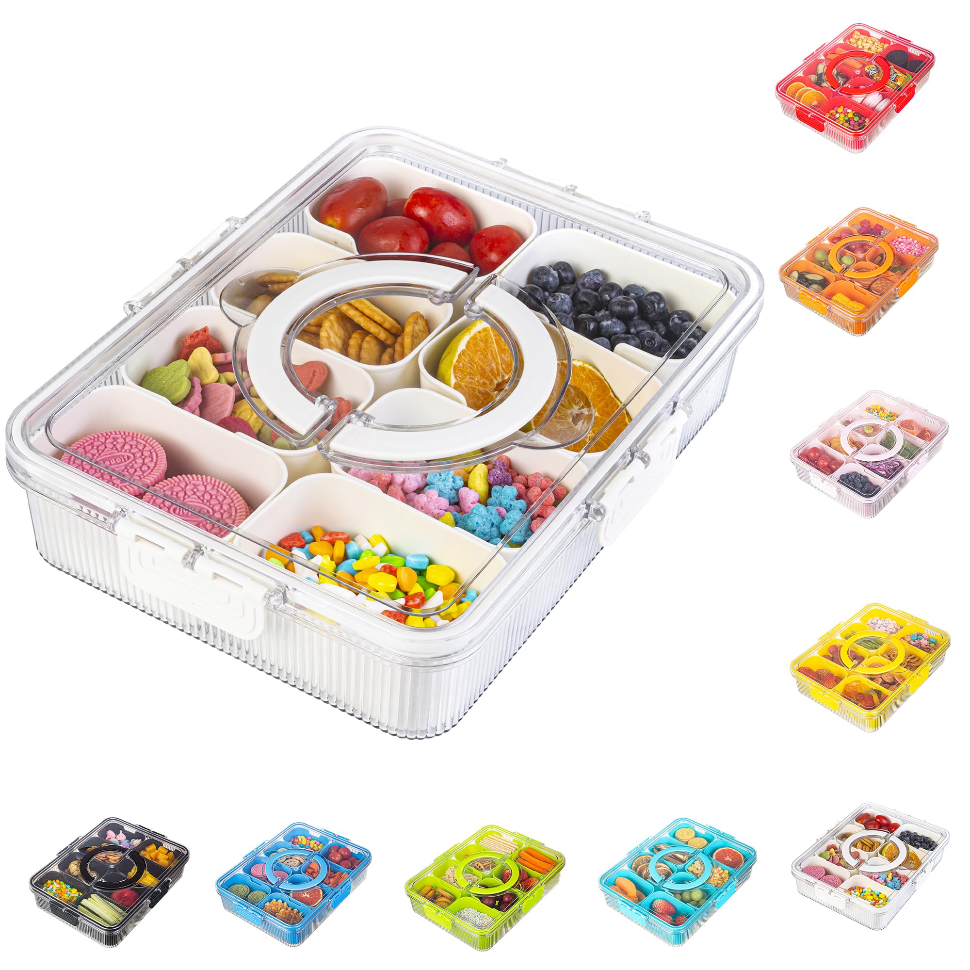 FEIOOD Snacklebox, diseño exterior con relieves para transporte práctico