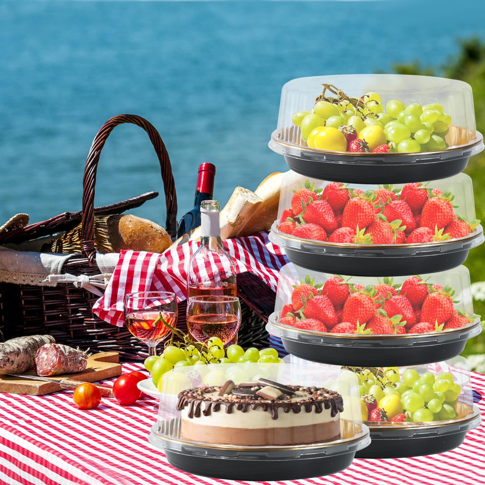 Empaque para eventos y catering de FEOOWV, fácil de llevar