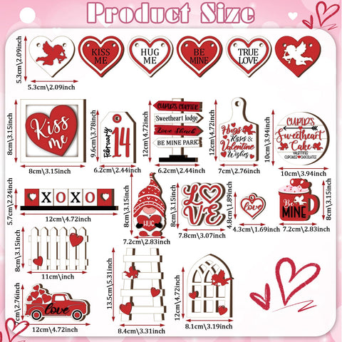 Ferraycle, variedad de diseños de San Valentín para decorar bandejas.