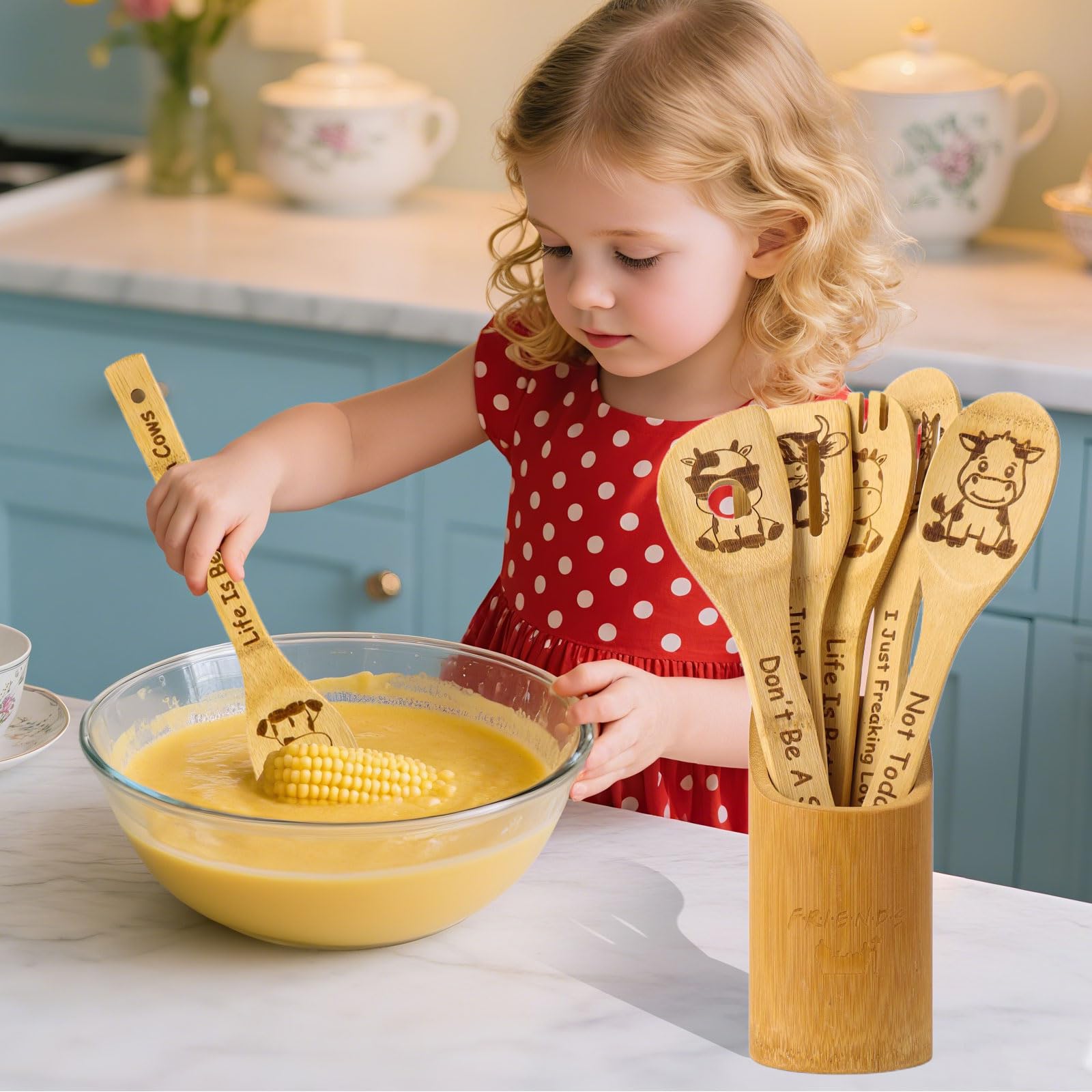Feuvois cuchara con mango ergonómico para mayor comodidad al cocinar.