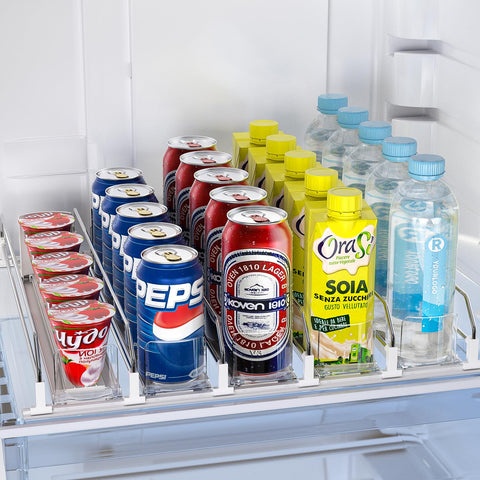 Feverdes dispensador-latas-nevera-automatico: acceso rápido y ordenado de bebidas