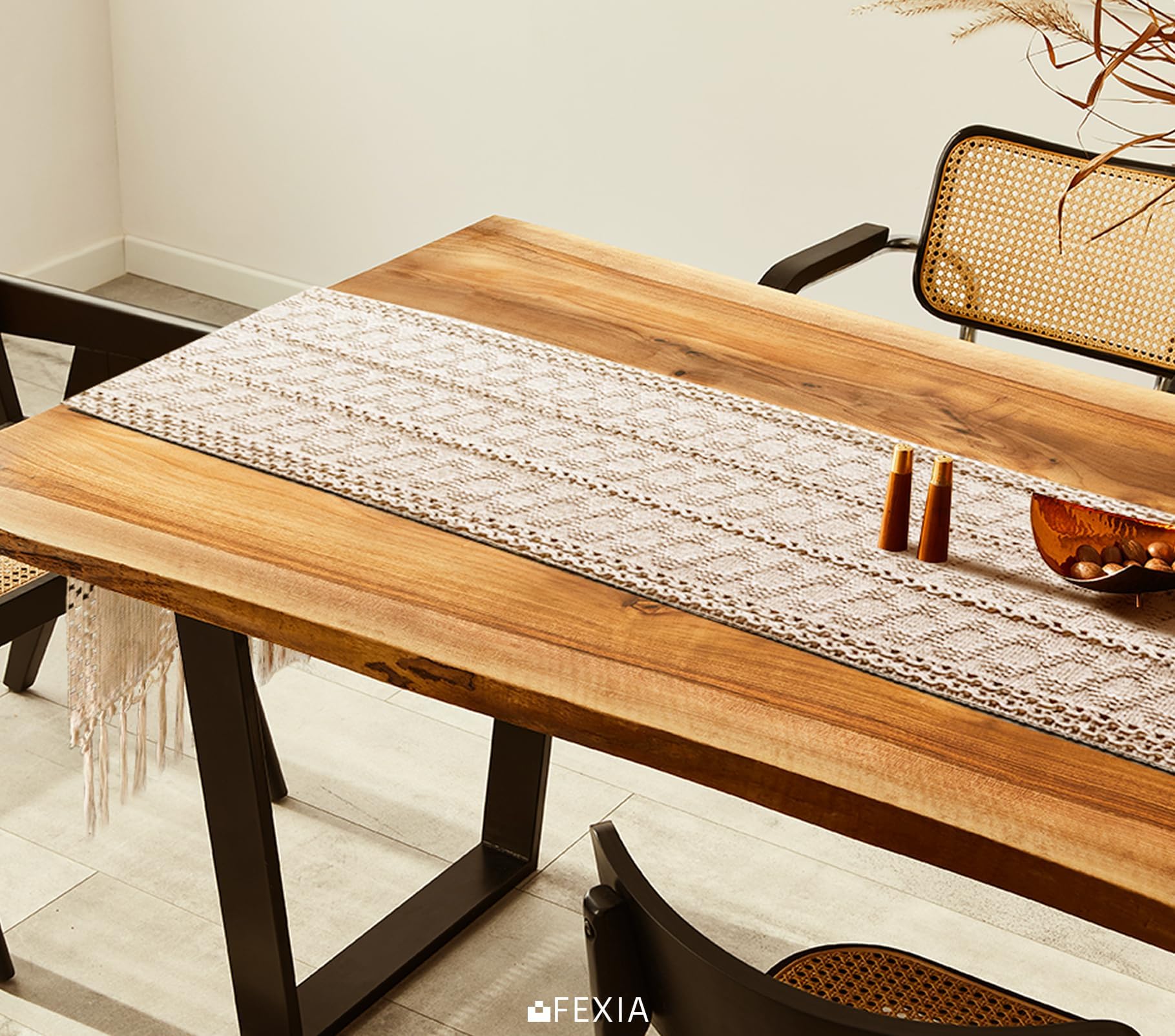 FEXIA decoración hogareña bohemio crema para sala y dormitorio