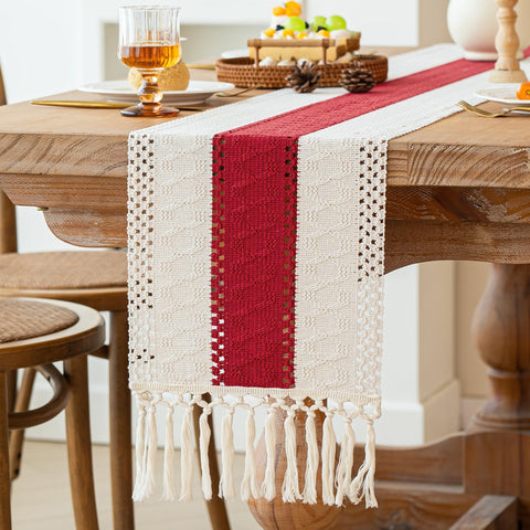 Mantel versátil para comedor y sala durante todo el año.