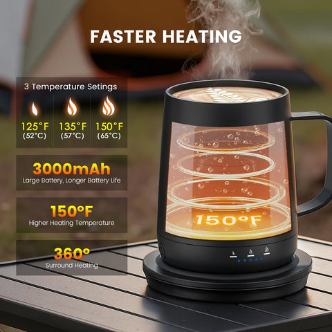 Control de temperatura 125/135/150°F de Fexqic para bebidas.