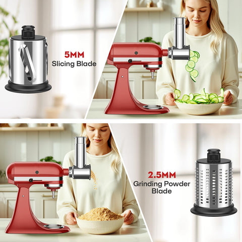 FGREEBLE Durabilidad en acero inoxidable para KitchenAid, uso diario confiable.