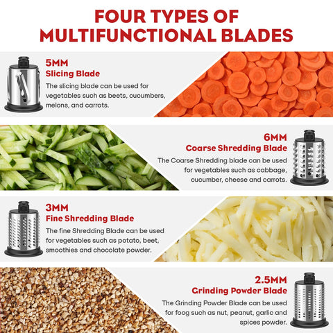 FGREEBLE Molino de nueces y especias 2.5mm para KitchenAid, ideal para aderezos y mezclas.