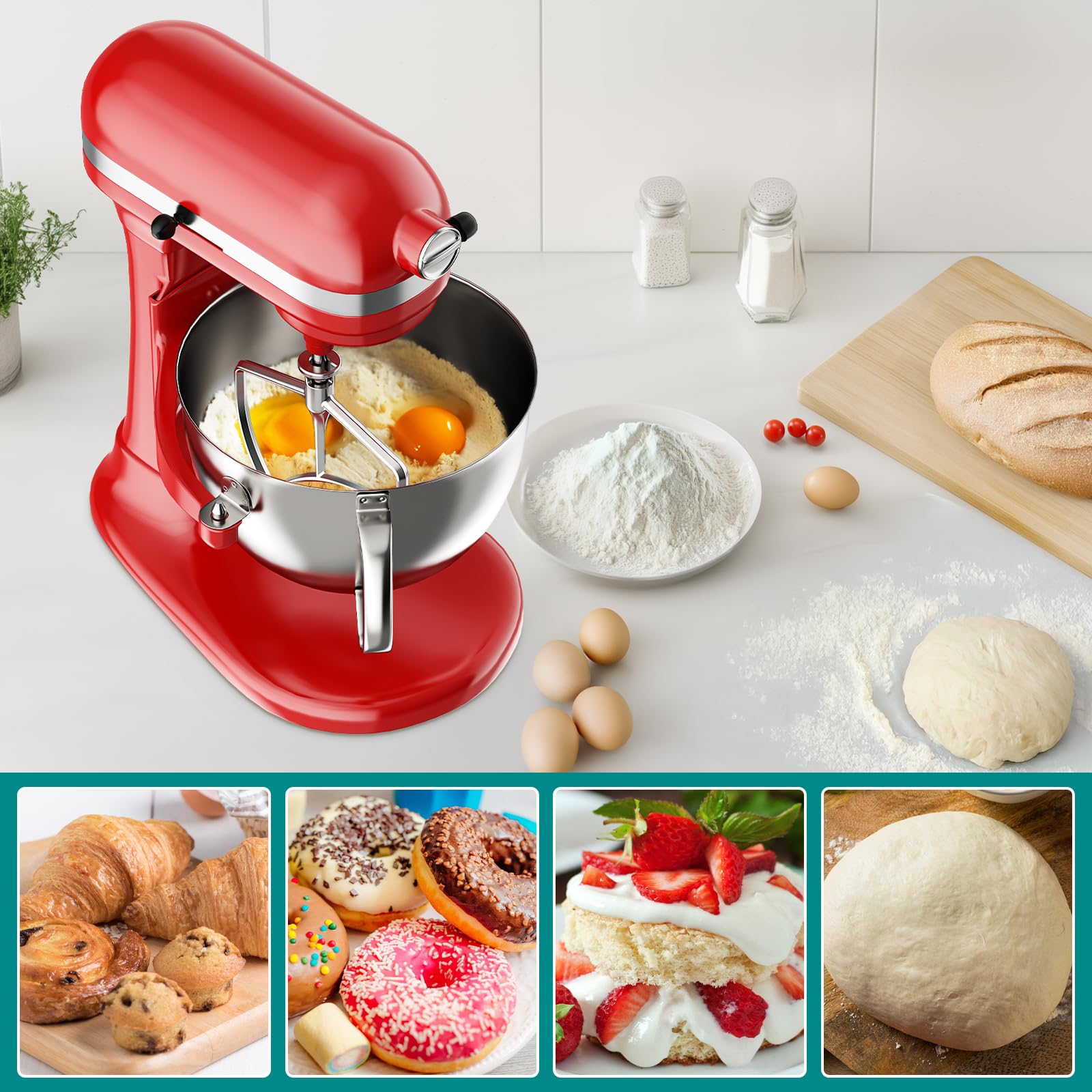 Limpieza sencilla: pala Fgreeble para KitchenAid, apta para lavavajillas.