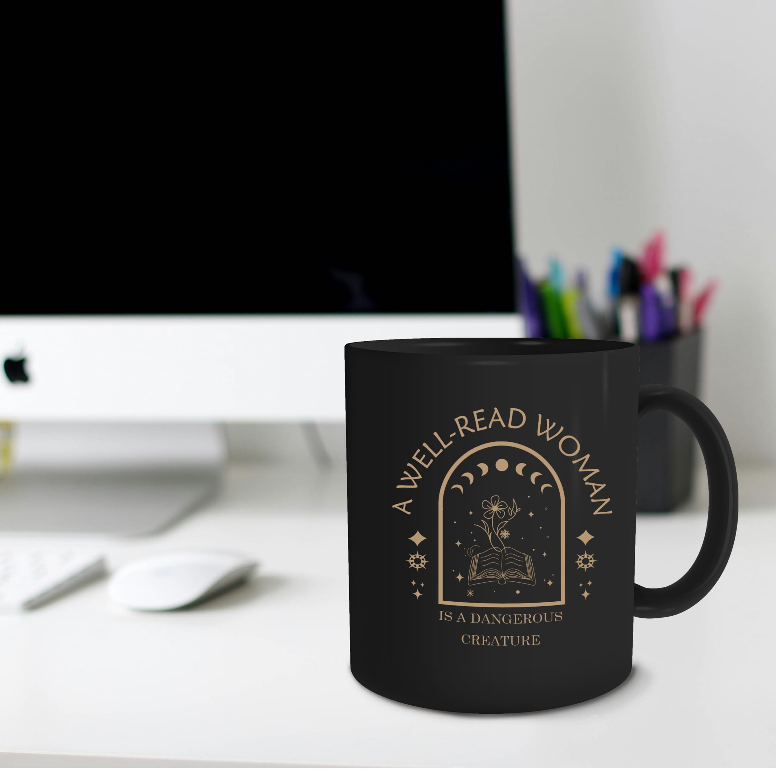 Taza FHUGX apta para microondas y lavavajillas, uso diario práctico.