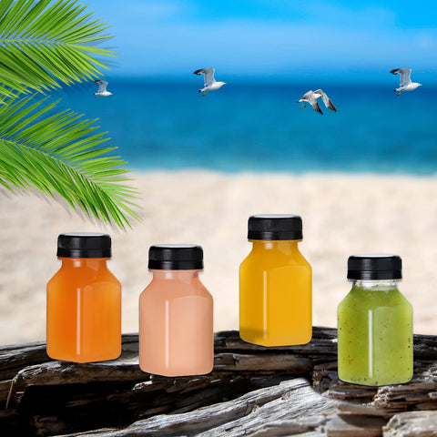 Paquete fhxtcygj de 24 botellas PET para bebidas caseras.