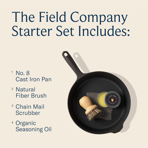 Field Company diseño vintage, sartén hecho en Estados Unidos