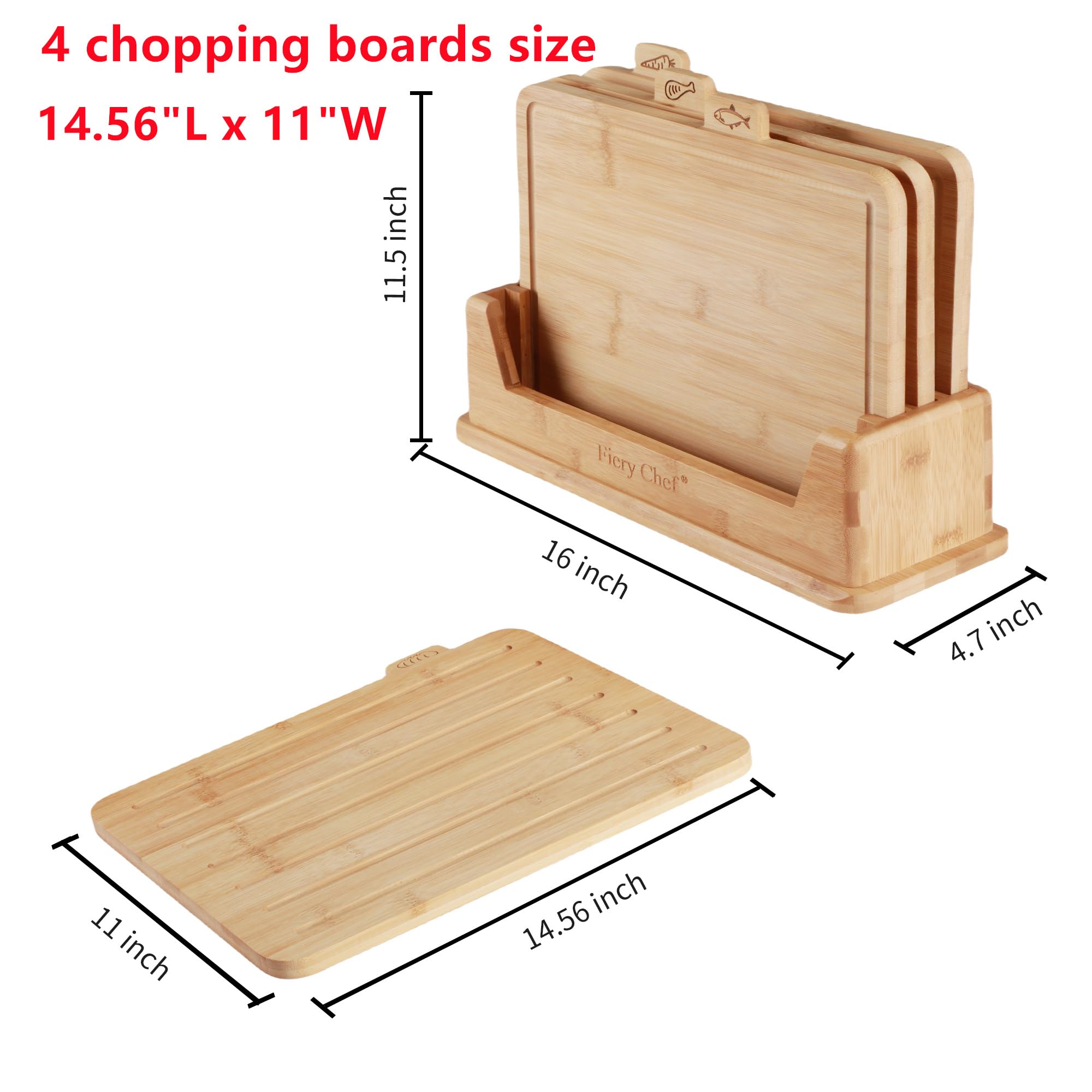 Fiery Chef: tablas con iconos de alimentos para evitar mezclar ingredientes