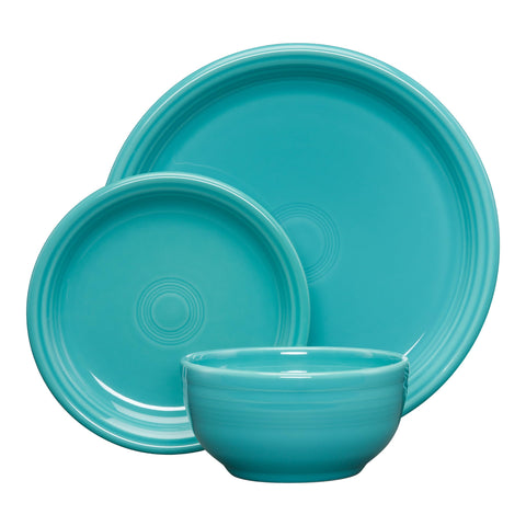 Fiesta Bistro Coupe tazón cereal turquesa, perfecto para desayunos diarios y uso frecuente.