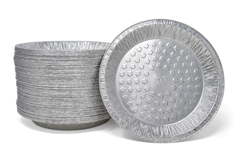 Fig & Leaf molde pie 9 pulgadas para hornear con borde reforzado