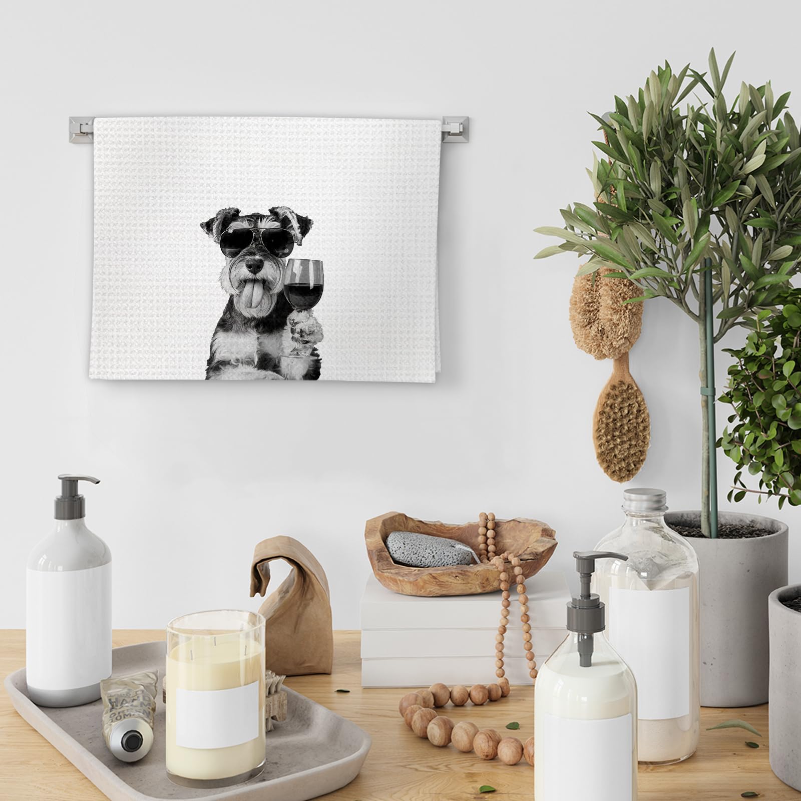 Toalla FIicy de cocina en poliéster, absorbente y duradera.