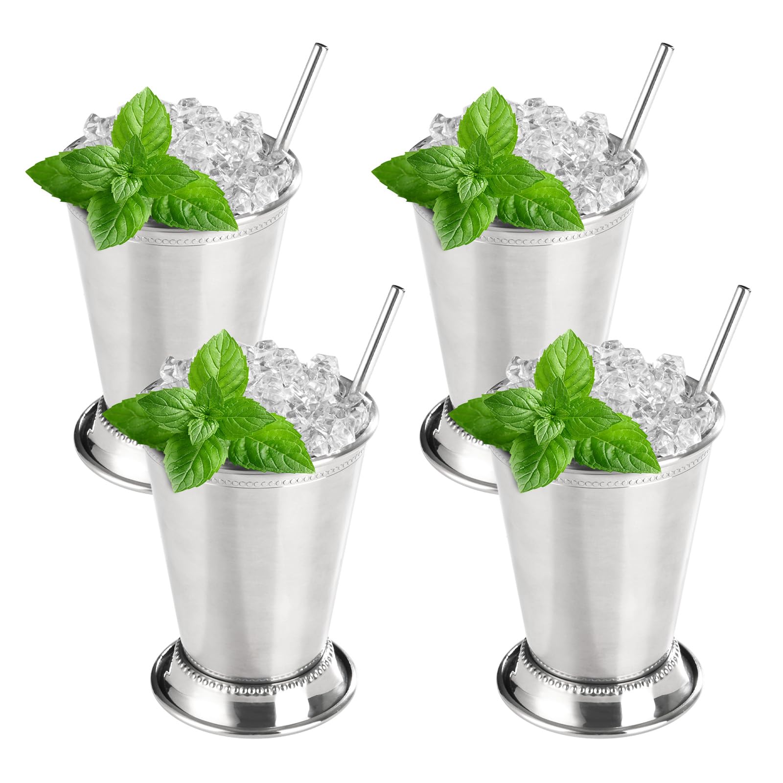 Copas Fijinhom para julepe de menta, conjunto de 4, listas para cócteles