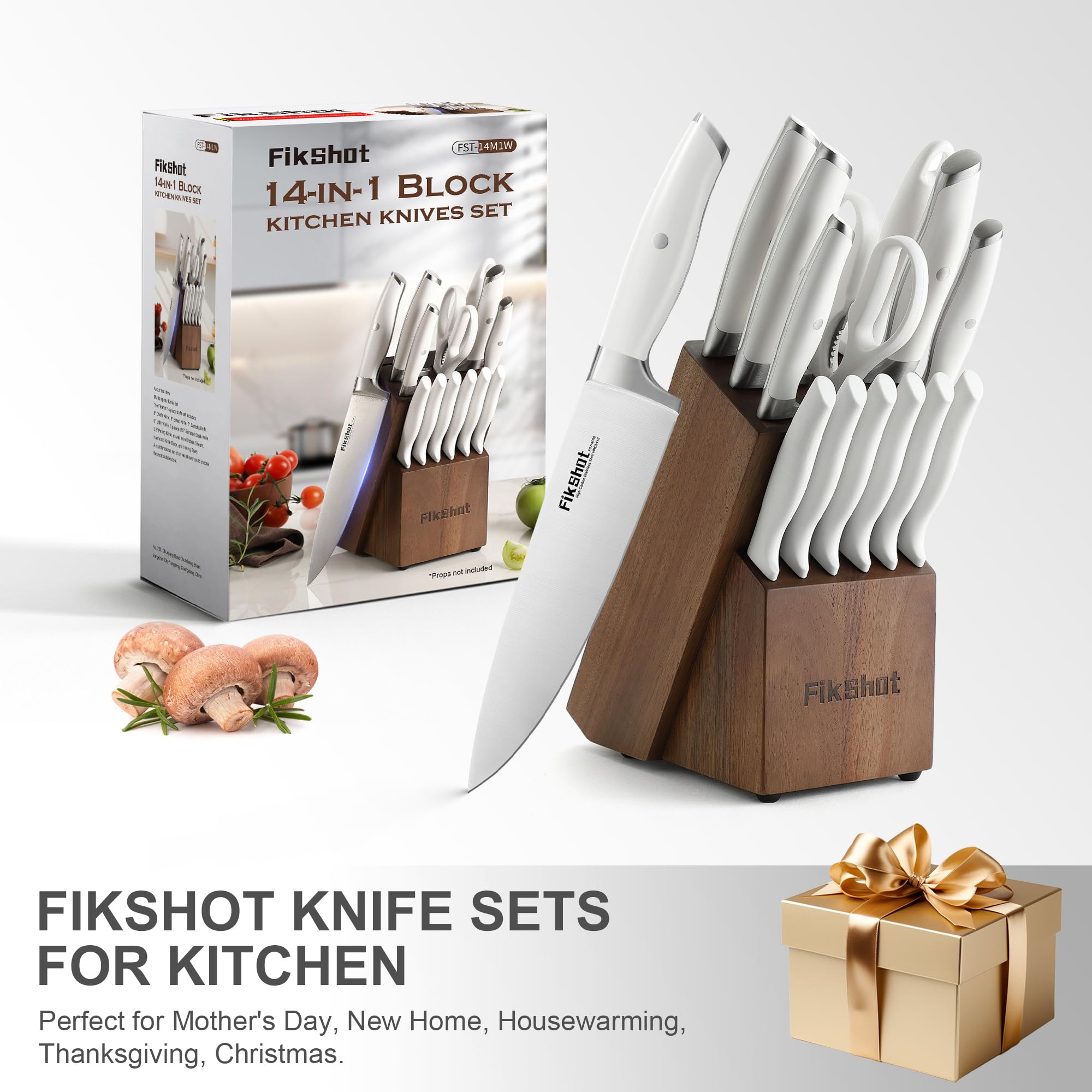 Cuchillo pan de 8 pulgadas para cortar pan y verduras de forma uniforme.